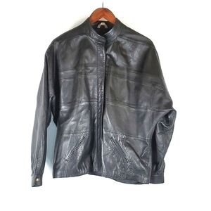 Vintage Laurent Roma Frattina Genuine Leather‎ Jacket